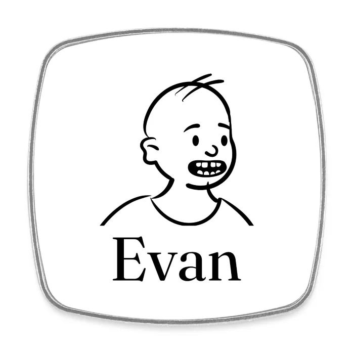 Magnet personnalisé au prénom Evan
