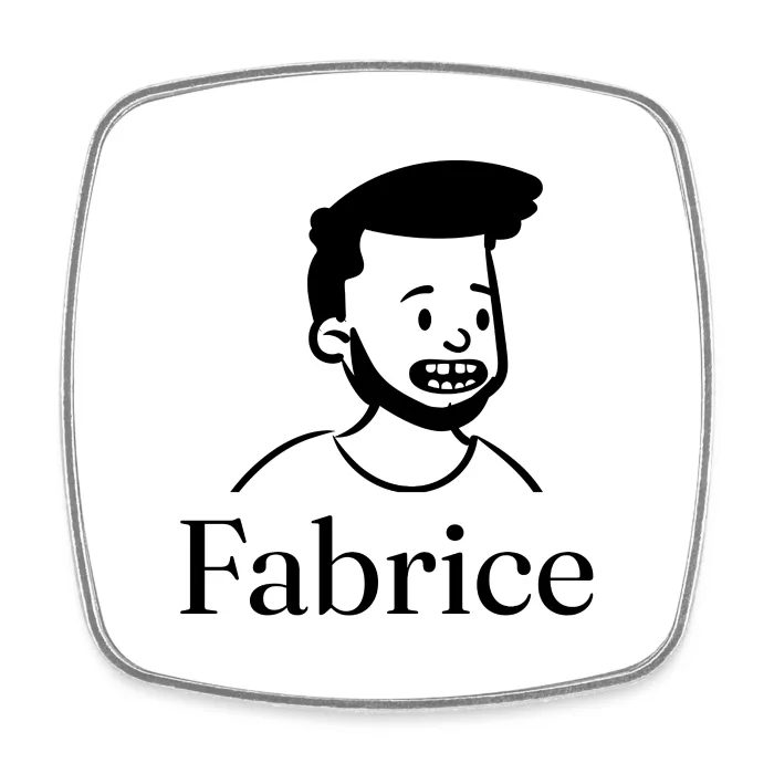 Magnet personnalisé au prénom Fabrice