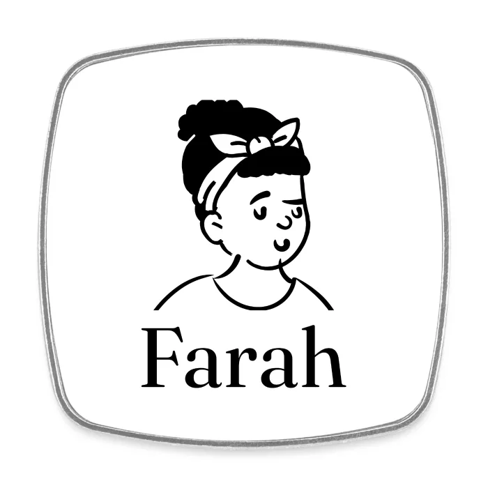 Magnet personnalisé au prénom Farah