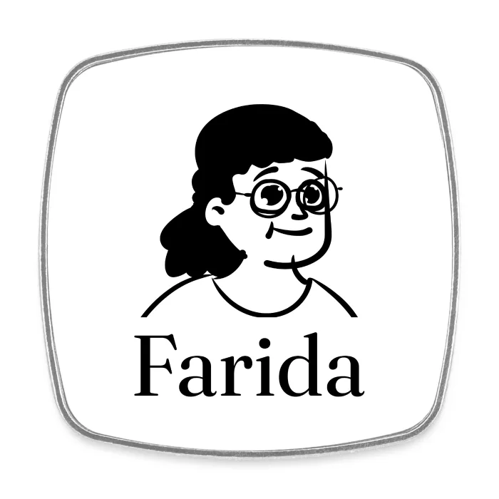 Magnet personnalisé au prénom Farida