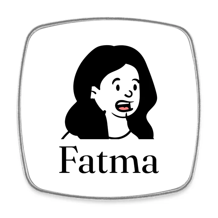 Magnet personnalisé au prénom Fatma