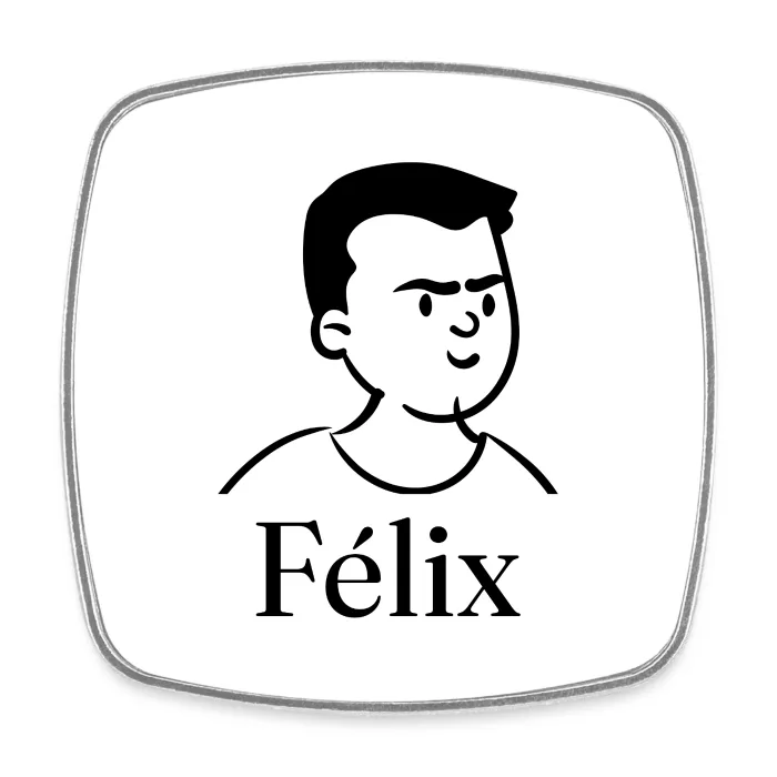 Magnet personnalisé au prénom Félix