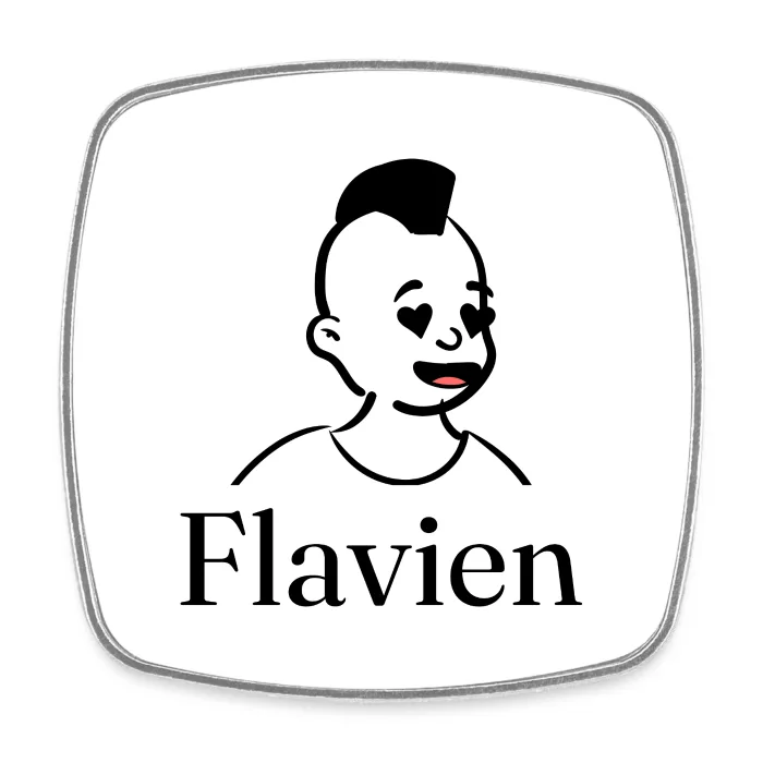 Magnet personnalisé au prénom Flavien