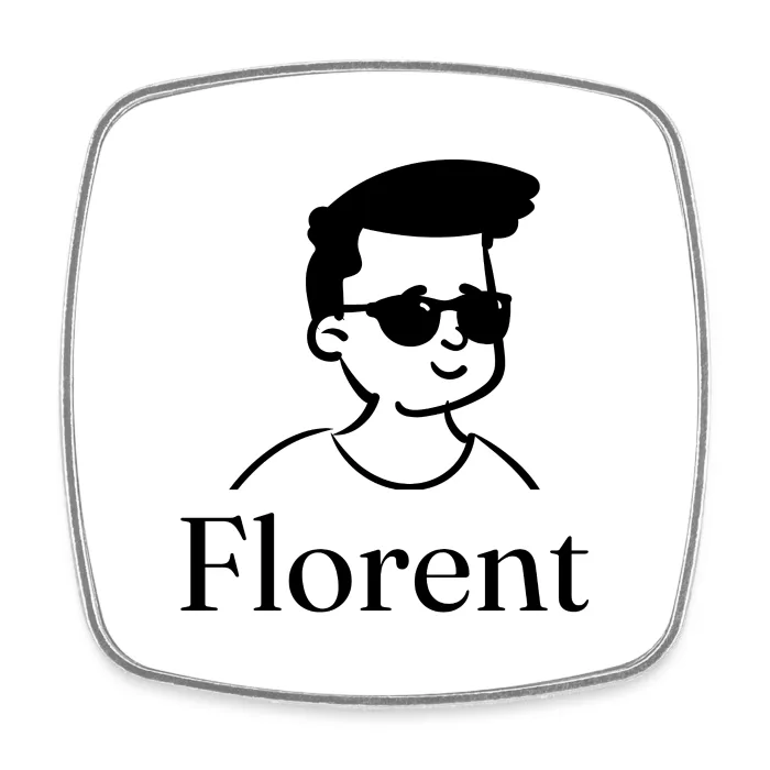 Magnet personnalisé au prénom Florent