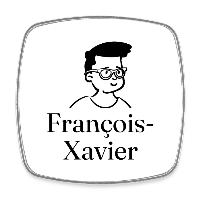 Magnet personnalisé au prénom François-Xavier