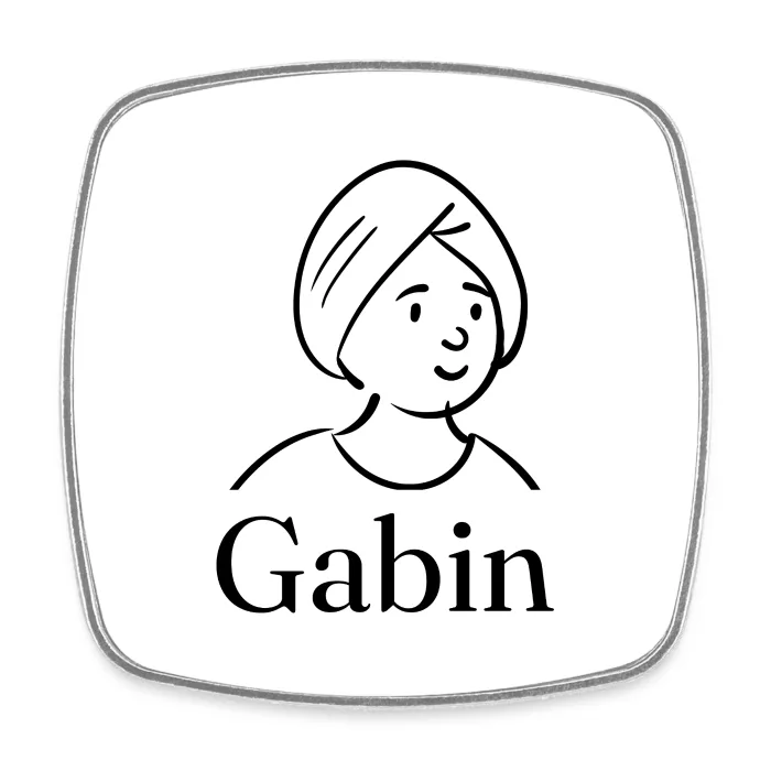 Magnet personnalisé au prénom Gabin