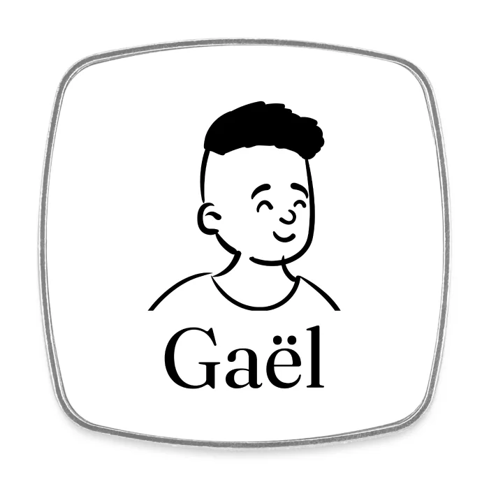 Magnet personnalisé au prénom Gaël
