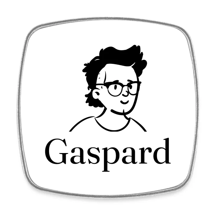 Magnet personnalisé au prénom Gaspard