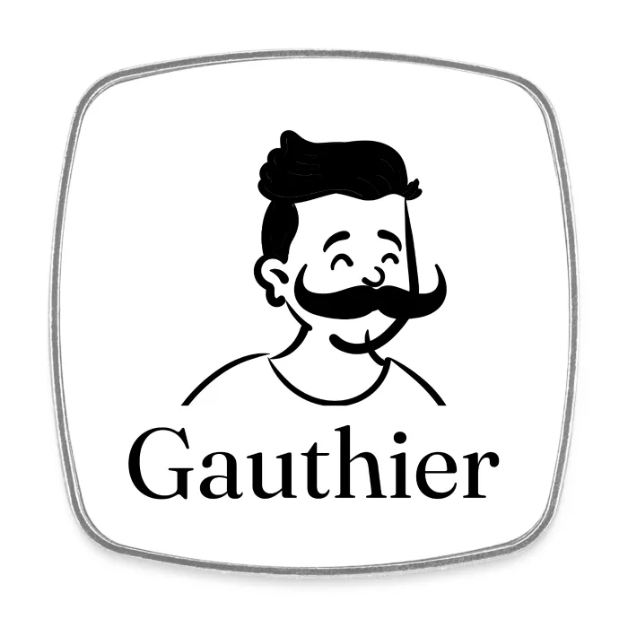 Magnet personnalisé au prénom Gauthier