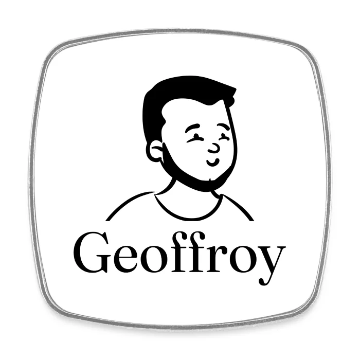 Magnet personnalisé au prénom Geoffroy