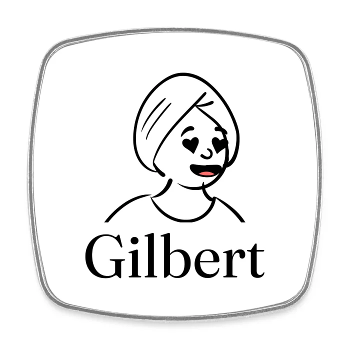 Magnet personnalisé au prénom Gilbert