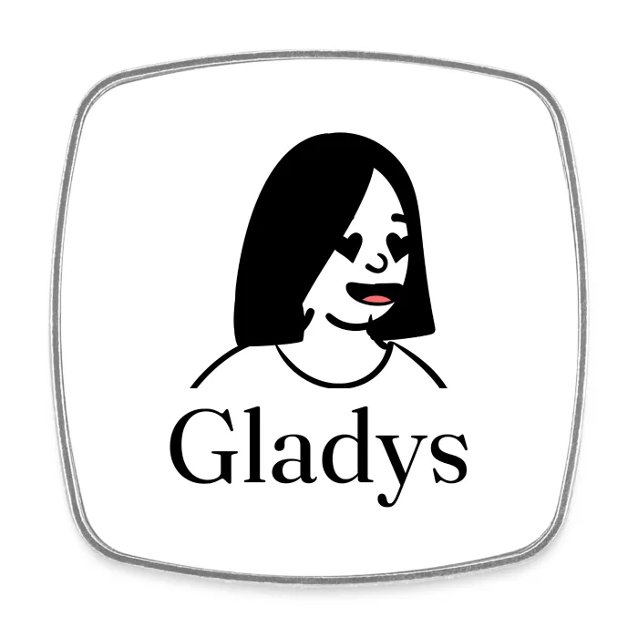 Magnet personnalisé au prénom Gladys
