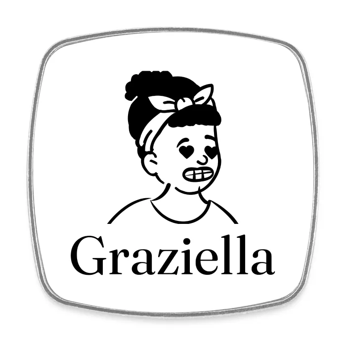Magnet personnalisé au prénom Graziella