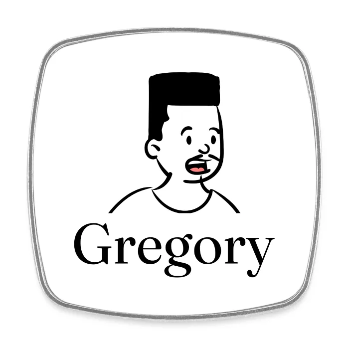 Magnet personnalisé au prénom Gregory