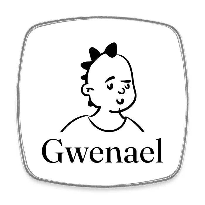 Magnet personnalisé au prénom Gwenael