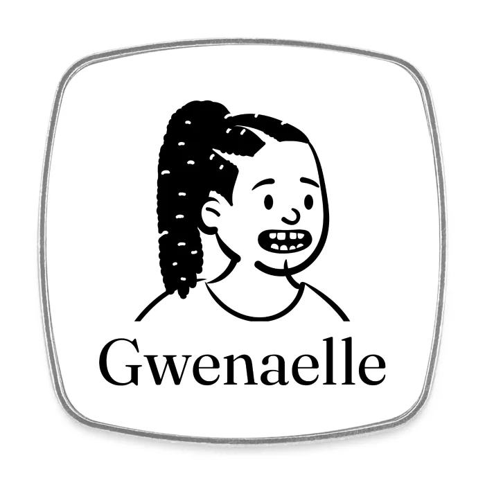 Magnet personnalisé au prénom Gwenaelle