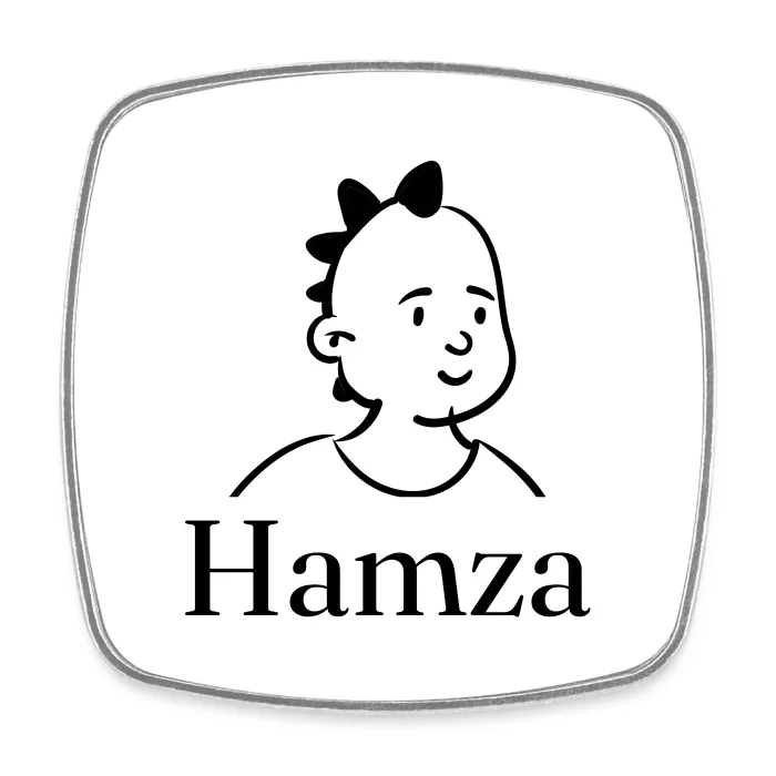 Magnet personnalisé au prénom Hamza
