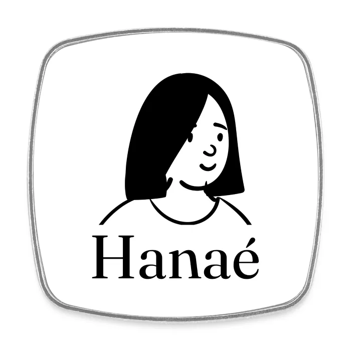 Magnet personnalisé au prénom Hanaé