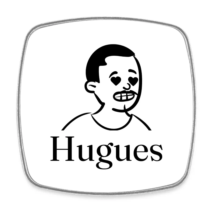 Magnet personnalisé au prénom Hugues