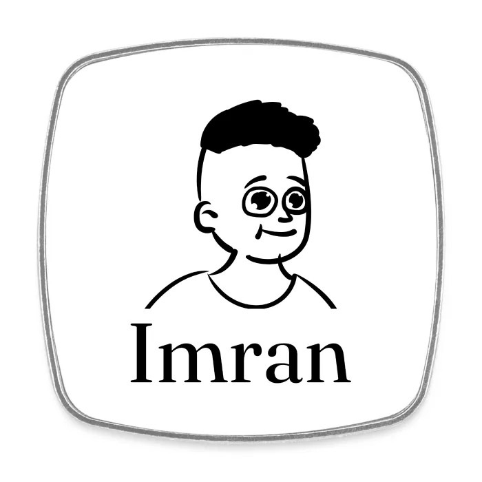 Magnet personnalisé au prénom Imran
