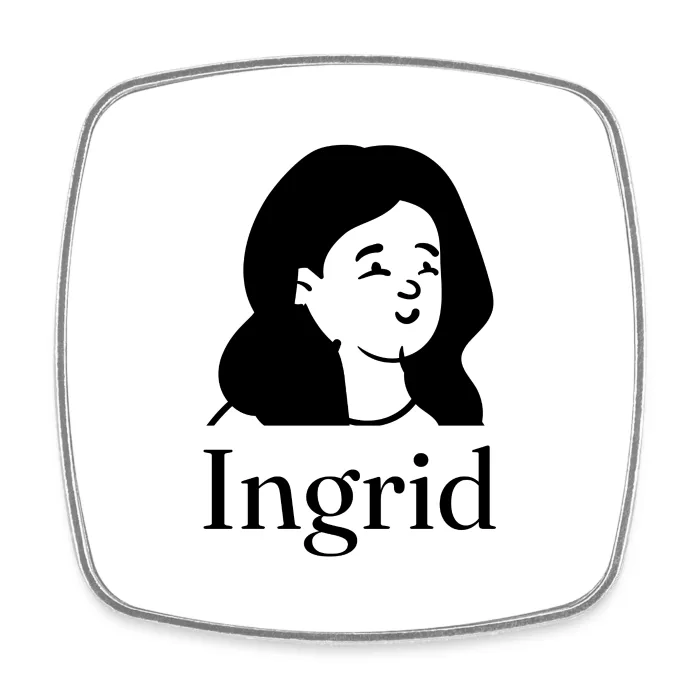 Magnet personnalisé au prénom Ingrid