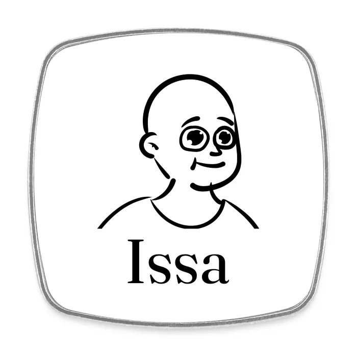 Magnet personnalisé au prénom Issa