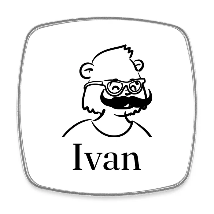 Magnet personnalisé au prénom Ivan