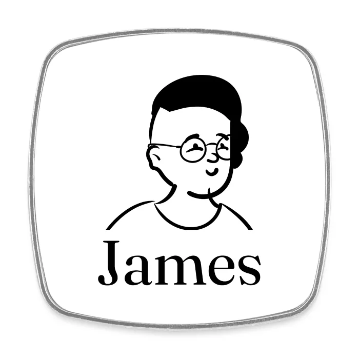 Magnet personnalisé au prénom James