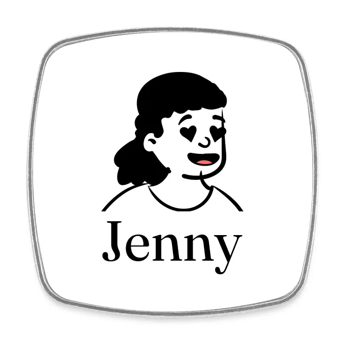 Magnet personnalisé au prénom Jenny