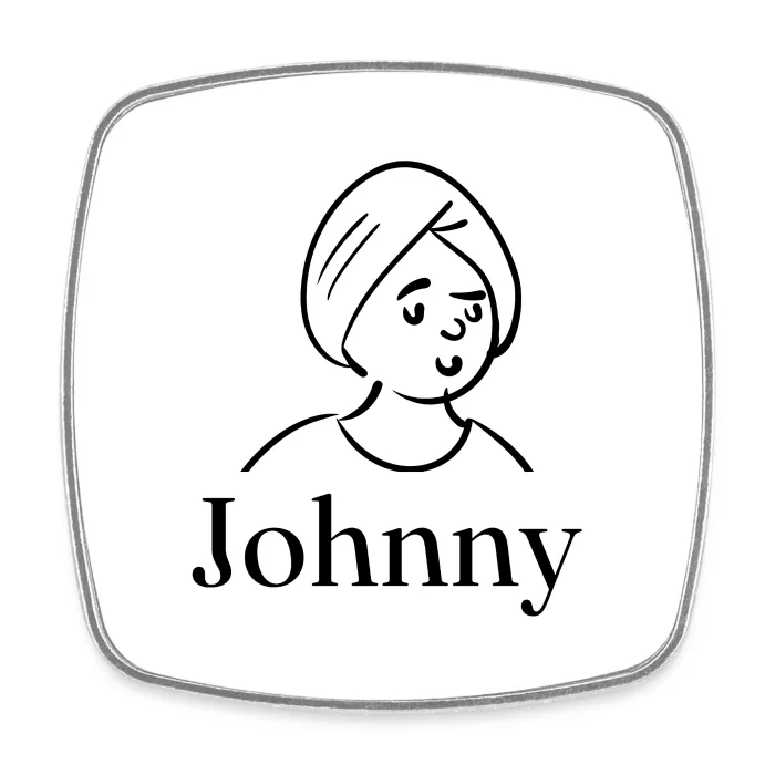 Magnet personnalisé au prénom Johnny