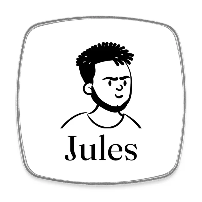 Magnet personnalisé au prénom Jules