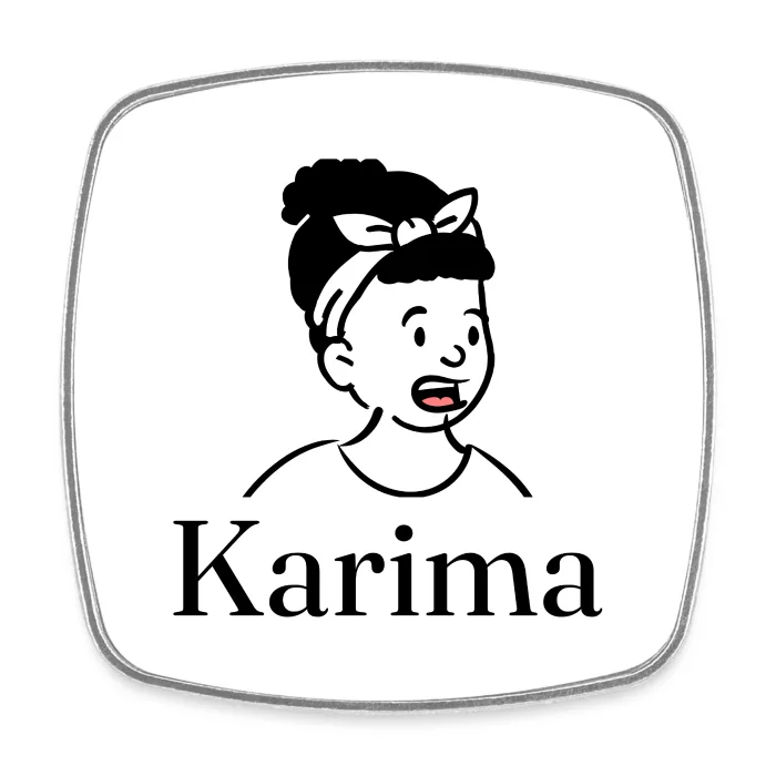 Magnet personnalisé au prénom Karima