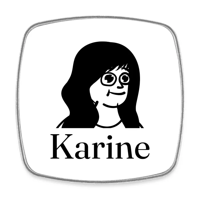 Magnet personnalisé au prénom Karine