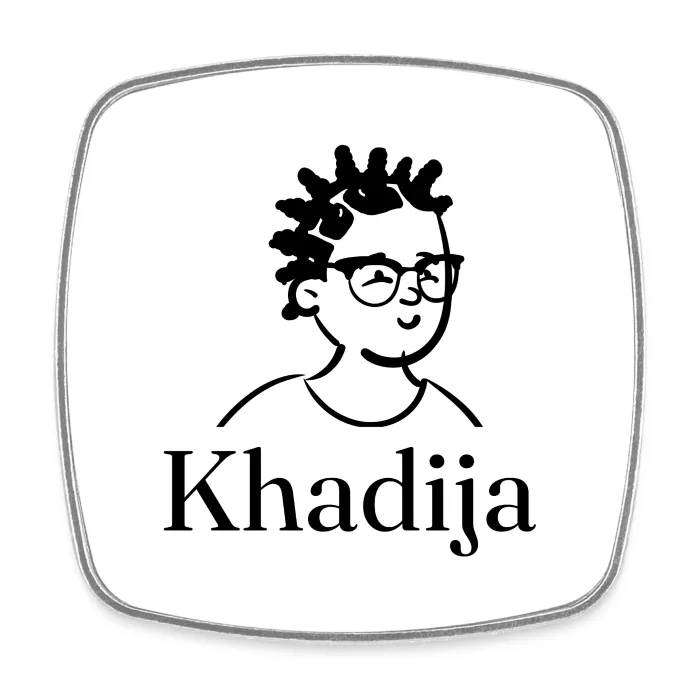 Magnet personnalisé au prénom Khadija