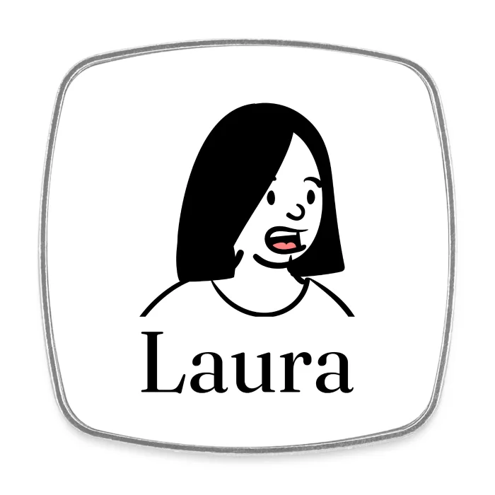 Magnet personnalisé au prénom Laura