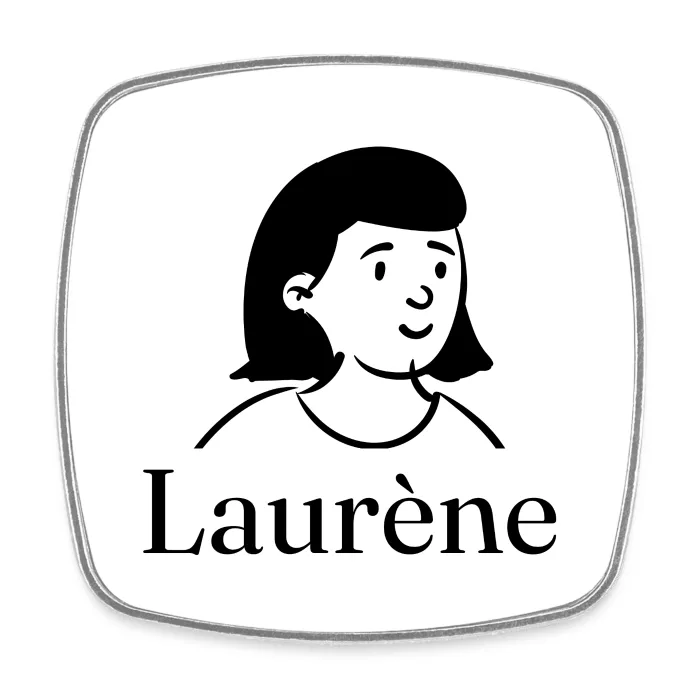 Magnet personnalisé au prénom Laurène