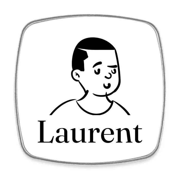 Magnet personnalisé au prénom Laurent