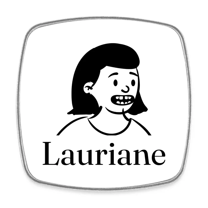 Magnet personnalisé au prénom Lauriane