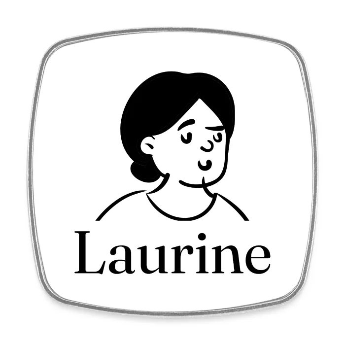 Magnet personnalisé au prénom Laurine