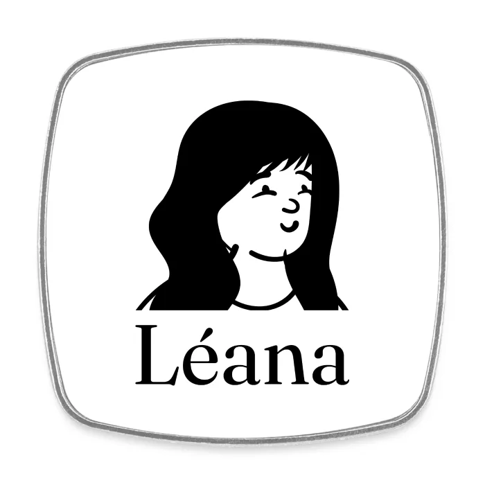 Magnet personnalisé au prénom Léana