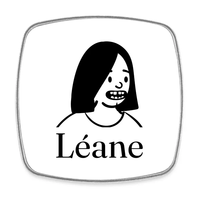 Magnet personnalisé au prénom Léane