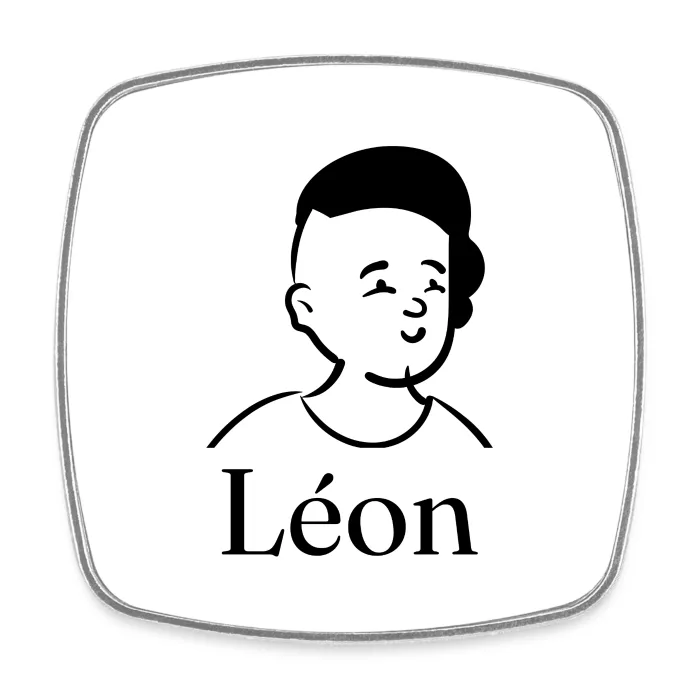 Magnet personnalisé au prénom Léon