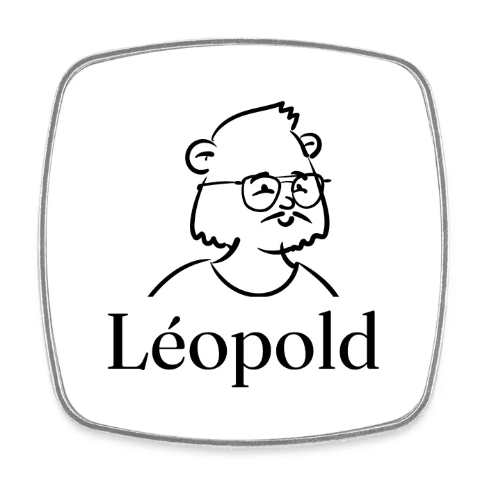 Magnet personnalisé au prénom Léopold