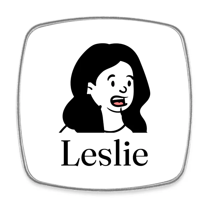Magnet personnalisé au prénom Leslie
