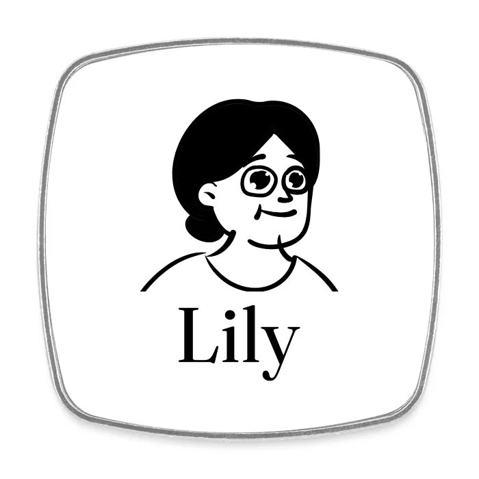 Magnet personnalisé au prénom Lily