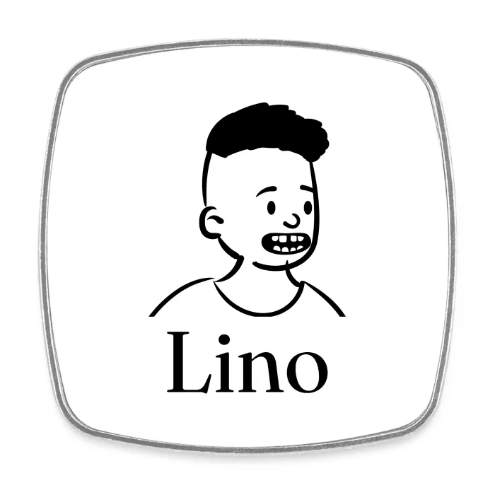 Magnet personnalisé au prénom Lino