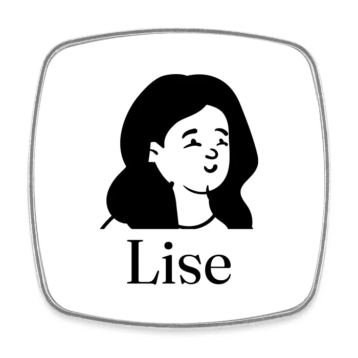 Magnet personnalisé au prénom Lise