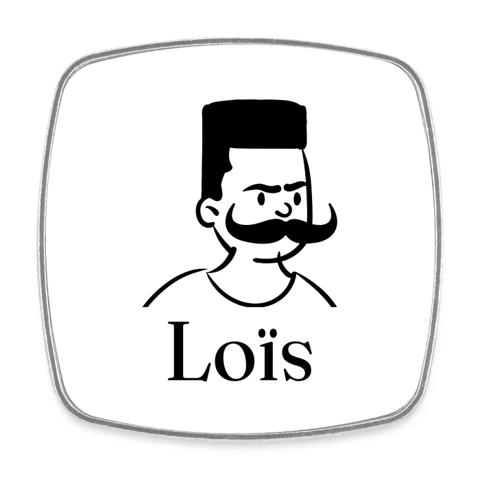 Magnet personnalisé au prénom Loïs