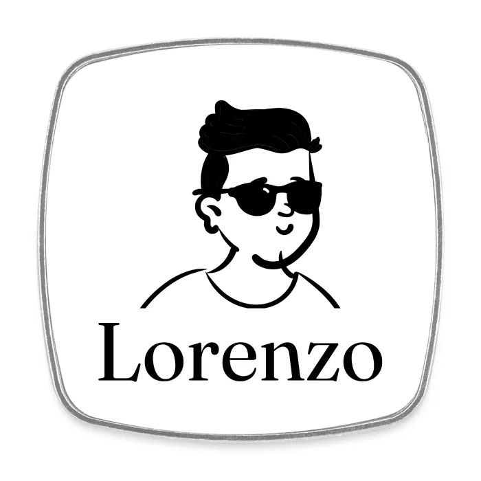 Magnet personnalisé au prénom Lorenzo