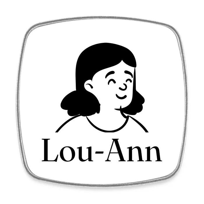 Magnet personnalisé au prénom Lou-Ann